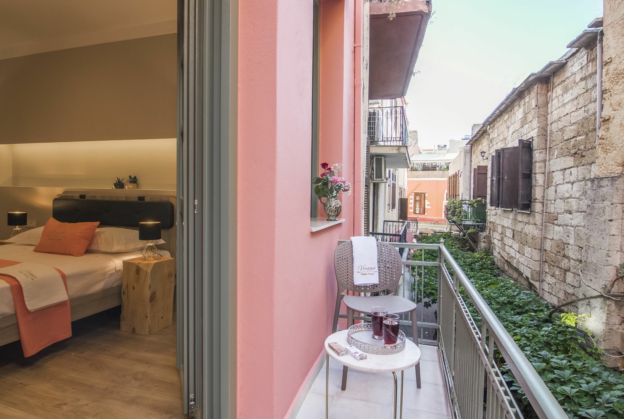 Viaggio Elegant Rooms Chrissi Akti Chania Exterior foto